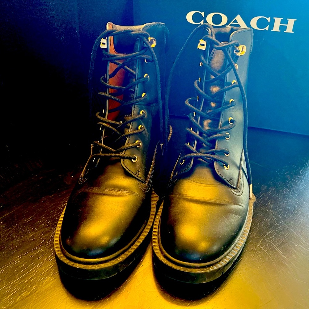 Coach Latimer combat boot Sz. 7.5